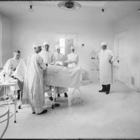 [Operating room at Mercy Hospital]