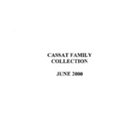 Cassat Family Collection Finding Aid